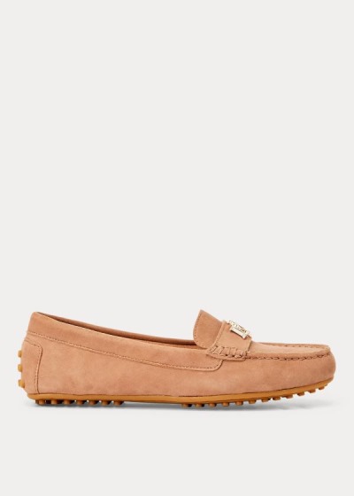 Ralph Lauren Barnsbury Suede Loafers Dame Danmark (MCSAO5027)